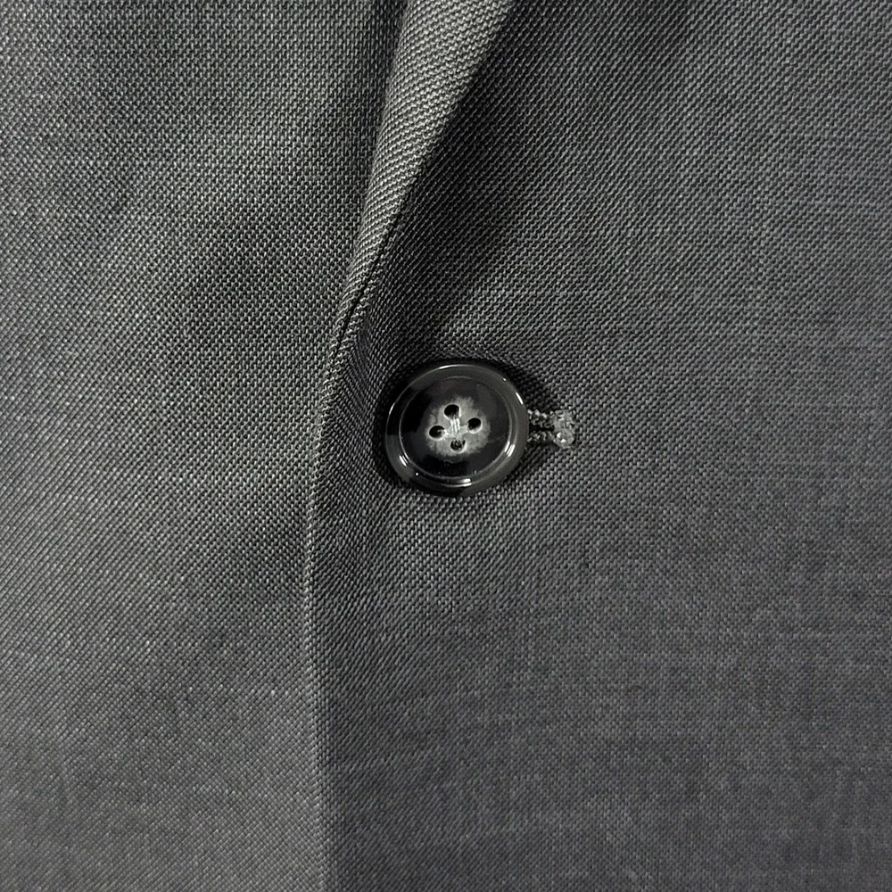 APT.9 Men's Sport Coat Blazer Two Button Gray Poly Blend Premier‎ Flex Slim 42R